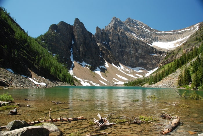 Lac et montagnes Banff